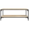 vidaXL Couchtisch Sonoma-Eiche 100x50x40 cm Holzwerkstoff