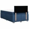 vidaXL Boxspringbett mit Matratze Blau 120x190 cm Stoff