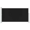 vidaXL Seitenmarkise 160x300 cm Schwarz