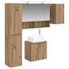 vidaXL Badezimmerschrank-Set 5 Stk. Artisan-Eiche Holzwerkstoff