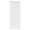vidaXL Plissee Faltrollo Rollo Plisseerollo 50x150cm Wei&szlig;