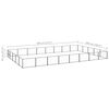 vidaXL Hundezwinger Schwarz 40 m&sup2; Stahl