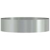vidaXL Pflanzenring Silber 80 x 80 x 20 cm Verzinkter Stahl