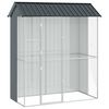vidaXL Vogelk&auml;fig Anthrazit 215 x 110 x 247 cm Verzinkter Stahl