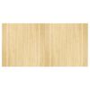 vidaXL Teppich Rechteckig Hell Natur 100x200 cm Bambus