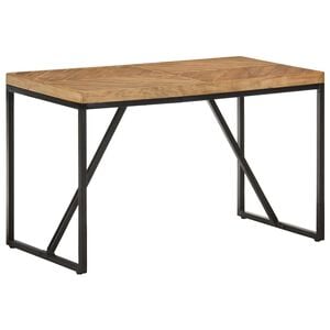 vidaXL Esstisch 120x60x76 cm Massivholz Akazie und Mango