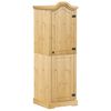 vidaXL Kleiderschrank Corona 55x52x170 cm Massivholz Kiefer