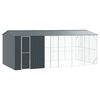 vidaXL Vogelk&auml;fig Anthrazit 645 x 310 x 247 cm Verzinkter Stahl
