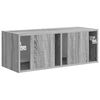vidaXL TV-Wandschrank Graues Sonoma 78,5 x 31 x 29,5 cm Holzwerkstoff