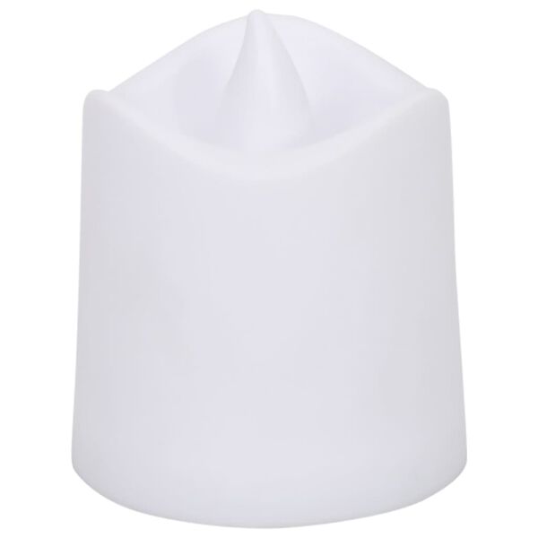 vidaXL LED-Teelichter 12 Stk. Flammenlos Elektrisch Bunt