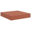 vidaXL Wandregal Wandmontiert 2 pcs Rot 23 x 23,5 x 4 cm Holzwerkstoff