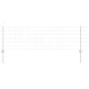 vidaXL Zaun mit Pfosten Silber 0,6 x 10 m Stahl