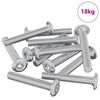 vidaXL Kopf-Sicherungsschraube 2514 stk. Silber Stahl