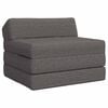 vidaXL Klappsofa Bett Hellgrau 200 x 70 x 10 cm Stoff