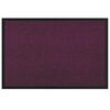 vidaXL Fu&szlig;matte Bordeaux 80 x 120 x 1,2 cm Teddystoff