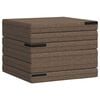 vidaXL Klappsofa Bett 70 x 67 x 48 cm Taupe