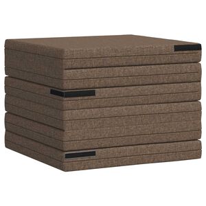 vidaXL Klappsofa Bett 70 x 67 x 48 cm Taupe