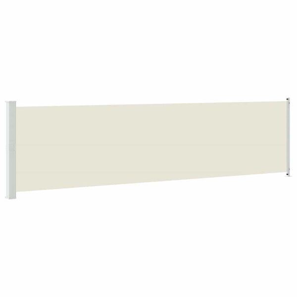 vidaXL Seitenmarkise Ausziehbar 600x160 cm Creme