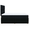 vidaXL Boxspringbett mit Matratze Schwarz 140x200 cm Stoff
