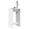vidaXL Bartisch Wei&szlig; 51x50x103,5 cm Holzwerkstoff