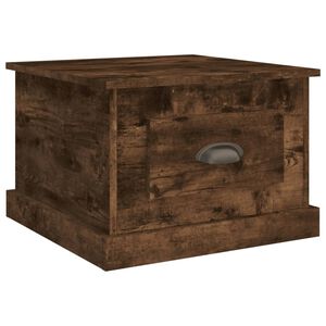 vidaXL Couchtisch R&auml;uchereiche 50x50x35 cm Holzwerkstoff