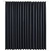 vidaXL Verdunkelungsvorhang mit Haken Schwarz 290 x 245 cm