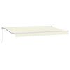 vidaXL Markisenrahmen Creme 350 x 200 cm Polyester mit PU-Beschichtung