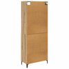 vidaXL Highboard Artisan-Eiche 69,5 x 34 x 180 cm Holzwerkstoff