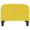 vidaXL Fu&szlig;hocker Hellgelb 70x55x41 cm Stoff