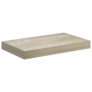 vidaXL Schwebendes Wandregal Eichefarben 40x23,5x3,8 cm MDF
