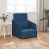 vidaXL Schlafsofa 60cm Blau Stoff