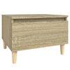vidaXL Beistelltische 2 Stk. Sonoma-Eiche 50x46x35 cm Holzwerkstoff