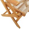 vidaXL 3-tlg. Bistro-Set Beige Polypropylen und Massivholz