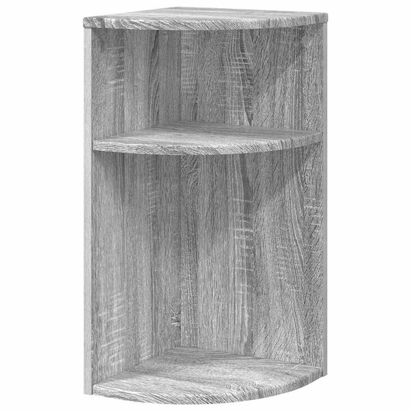 vidaXL Beistelltisch Graues Sonoma 29,6 x 29,6 x 60 cm Holzwerkstoff