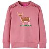 vidaXL Kinder-Sweatshirt Himbeerrosa 92