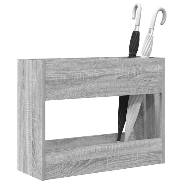 vidaXL Sonnenschirmhalter Graues Sonoma 65 x 24 x 50 cm Holzwerkstoff