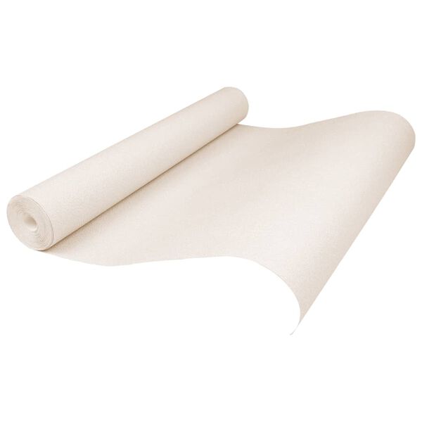 vidaXL Vliestapete 3D Einfarbig Beige 10x0,53 m