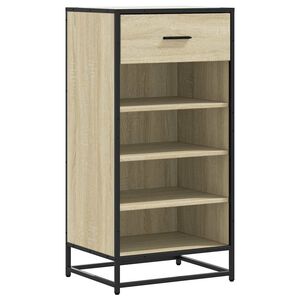 vidaXL Schuhregal Sonoma-Eiche 48x38x97,5 cm Holzwerkstoff