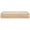 vidaXL Bettgestell mit Schubladen Sonoma-Eiche 180x200cm Holzwerkstoff