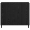 vidaXL Sideboard Schwarz Eichen-Optik 90 x 34 x 80 cm Holzwerkstoff