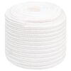 vidaXL Mehrzweck-Allzweckseil 16 mm 50 m Wei&szlig; PP 1560 kg Max. Traglast