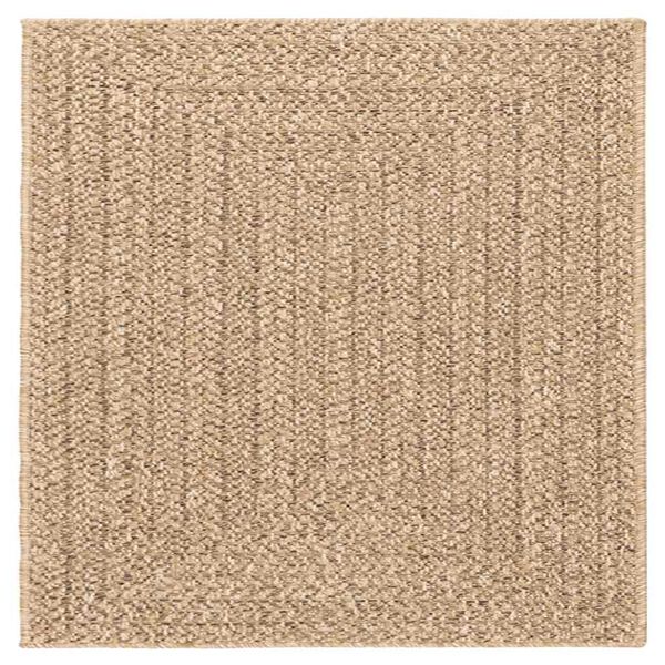 vidaXL Teppich ZIZUR Beige 240x340 cm Jute-Optik Indoor und Outdoor