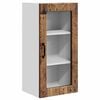 vidaXL Wandglas-Schrank LUCCA Altholz 40 x 31 x 80 cm Holzwerkstoff