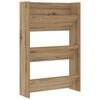 vidaXL Schuhschrank 60 x 18 x 90 cm Holzwerkstoff Artisan-Eiche