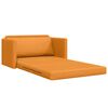 vidaXL Schlafsofa 110cm Dunkelgelb Stoff
