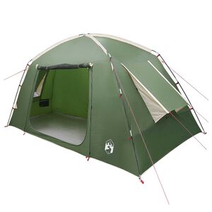 vidaXL H&uuml;tten-Zelt mit Dach Gr&uuml;n 300 x 210 x 156 cm Polyester