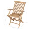 vidaXL 9-tlg. Garten-Essgruppe 180-280 x 100 x 75 cm Teak Massivholz