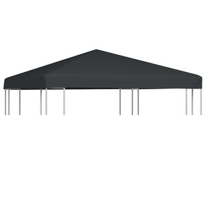 vidaXL Pavillondach 310 g/m&sup2; 3x3 m Grau
