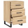 vidaXL Nachttisch Sonoma-Eiche 40x40x66 cm Holzwerkstoff