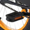 vidaXL Kinderfahrrad mit Frontgep&auml;cktr&auml;ger 20 Zoll Schwarz und Orange